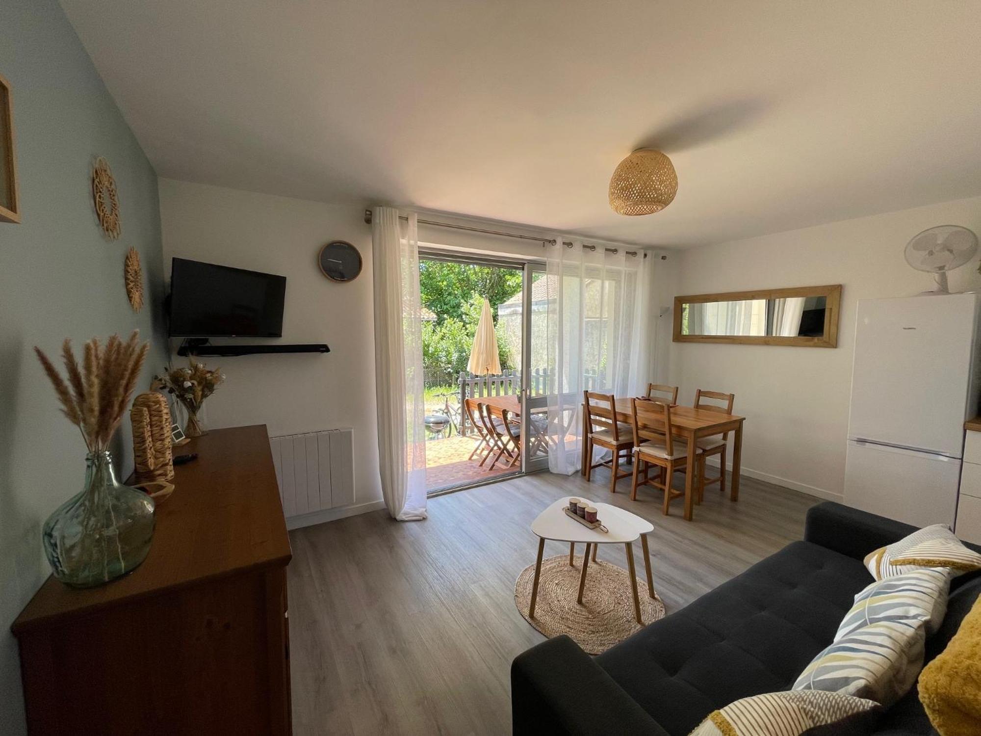 Appartement Avec Chambre, Terrasse Et Jardinet Proche Plage, Foret Pins, Piste Cyclable, Lac Мимизан-Плаж Экстерьер фото
