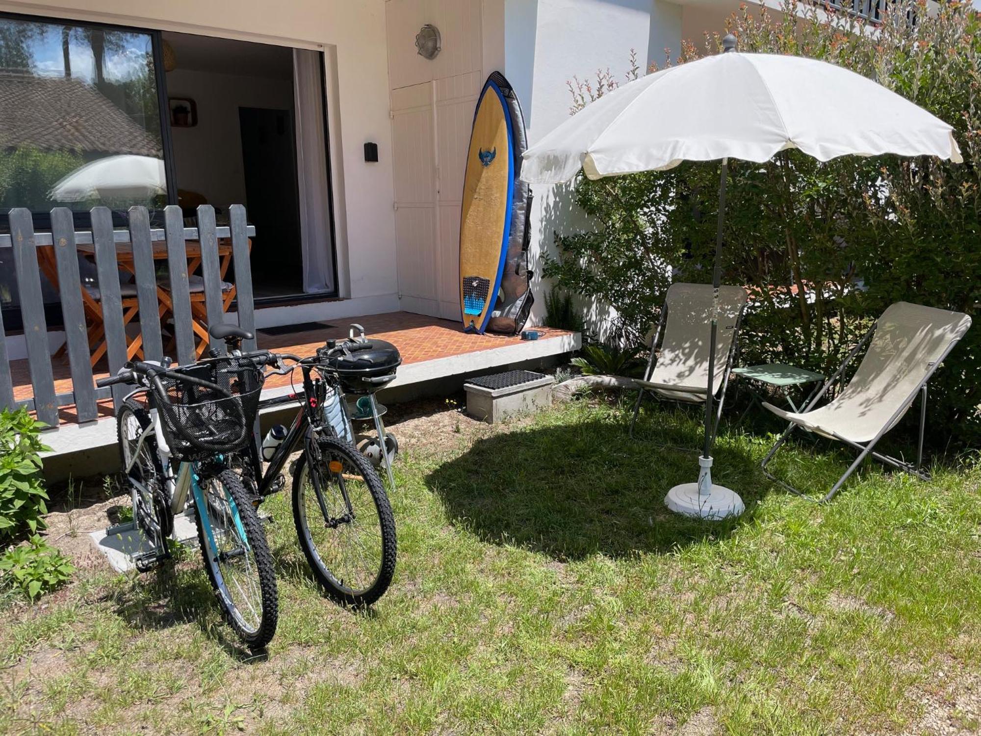 Appartement Avec Chambre, Terrasse Et Jardinet Proche Plage, Foret Pins, Piste Cyclable, Lac Мимизан-Плаж Экстерьер фото